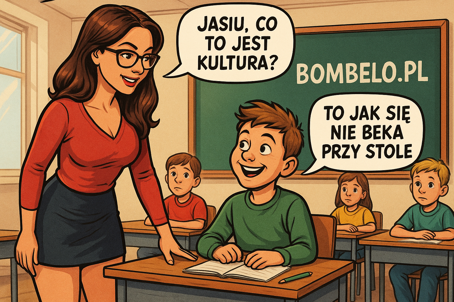 Dowcipy o Jasiu — szkolne i domowe historie