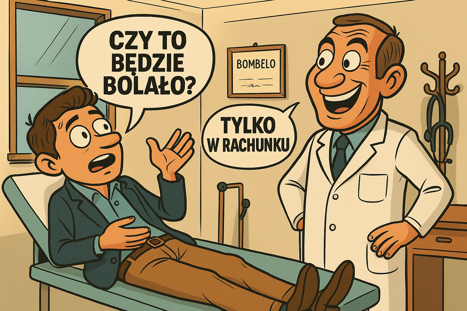 Kawały z gabinetu — dowcipy o lekarzu